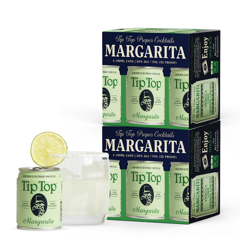 Tip Top Margarita Cocktail 4PK 100ML UC