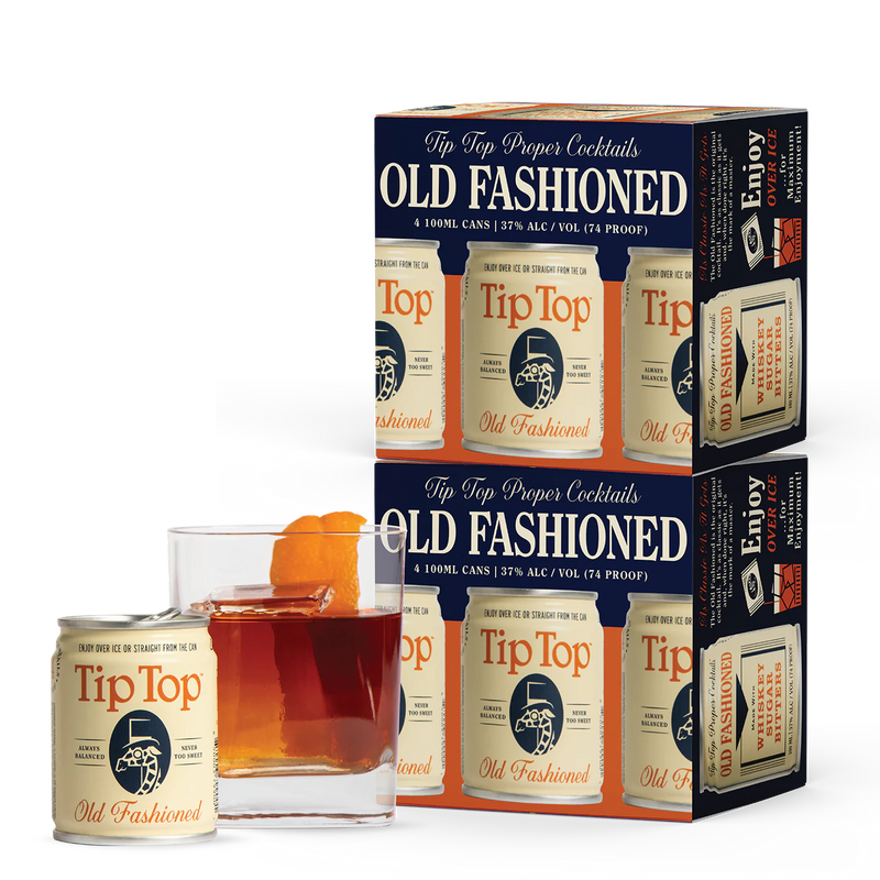 Tip Top Old Fashioned Cocktail 4PK 100ML UC