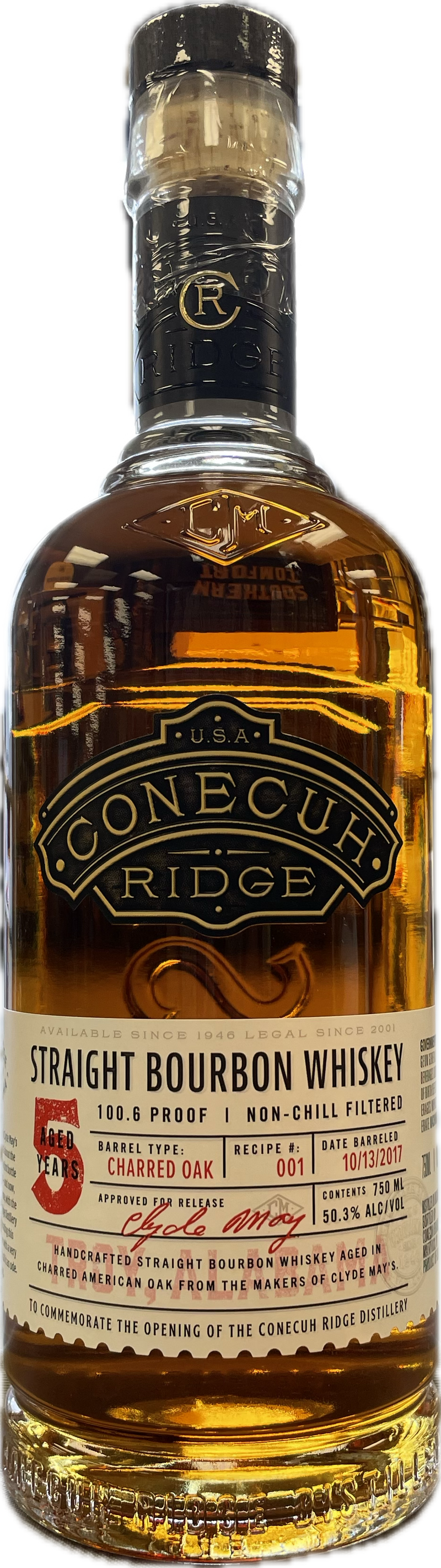 Conecuh Ridge 5 Year Bourbon 750ML R