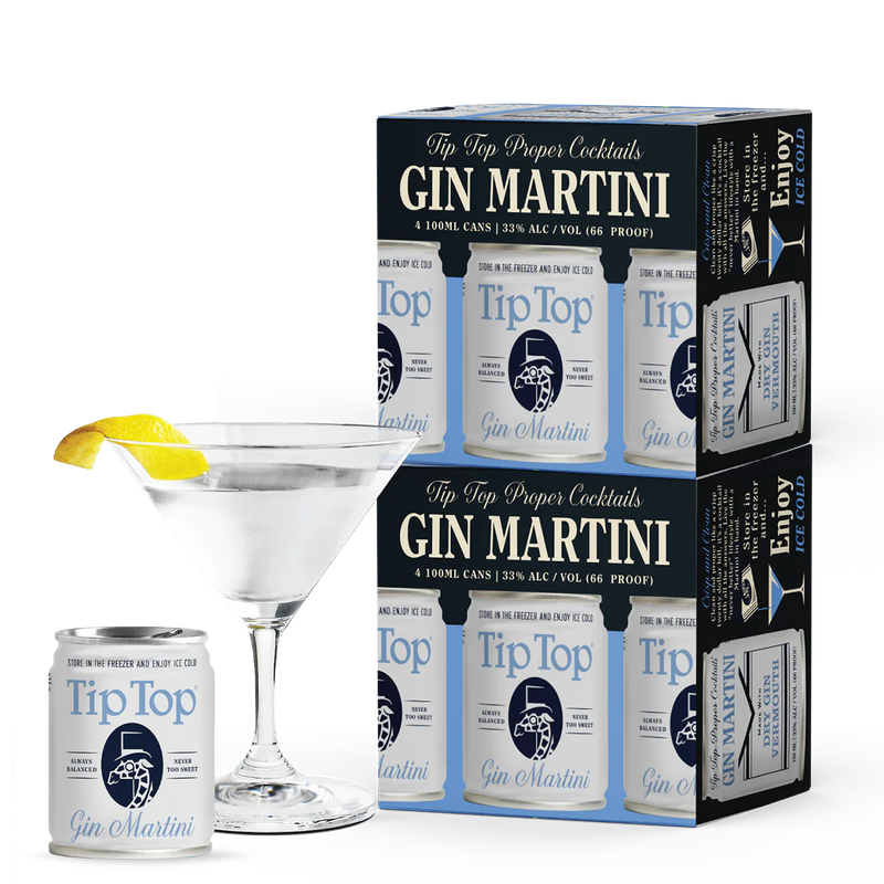 Tip Top Gin Martini  4PK 100ML UC