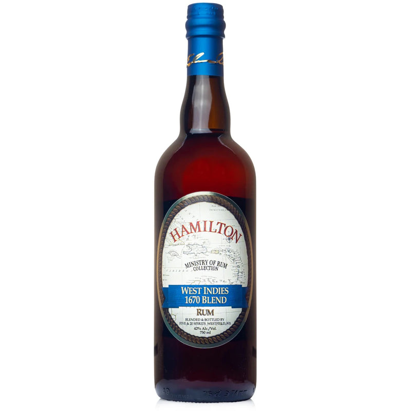 Hamilton West Indies 1670 Blend Rum 750ML UC