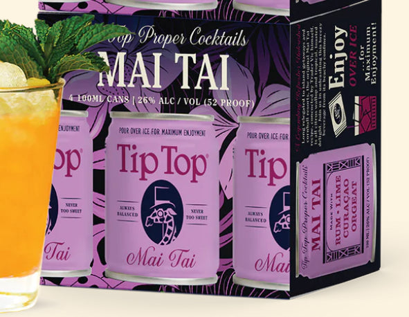 Tip Top Mai Tai Cocktail 4PK 100ML U