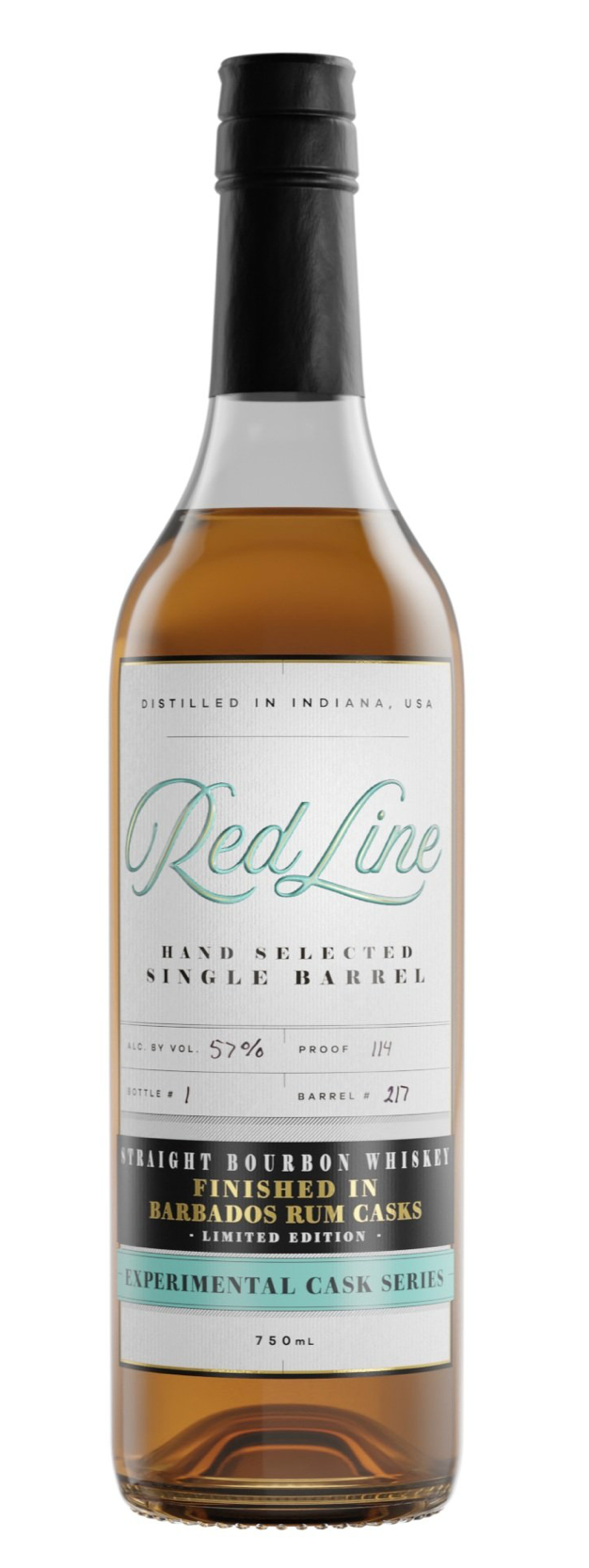 Red Line Bourbon Whiskey Rum Finished 750ML Elio's Wine Warehouse