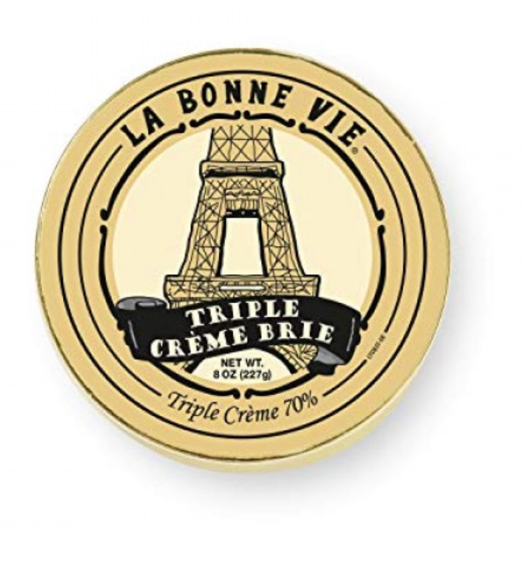 La Bonne Vie Triple Cream Brie 8OZ Elio's Wine Warehouse