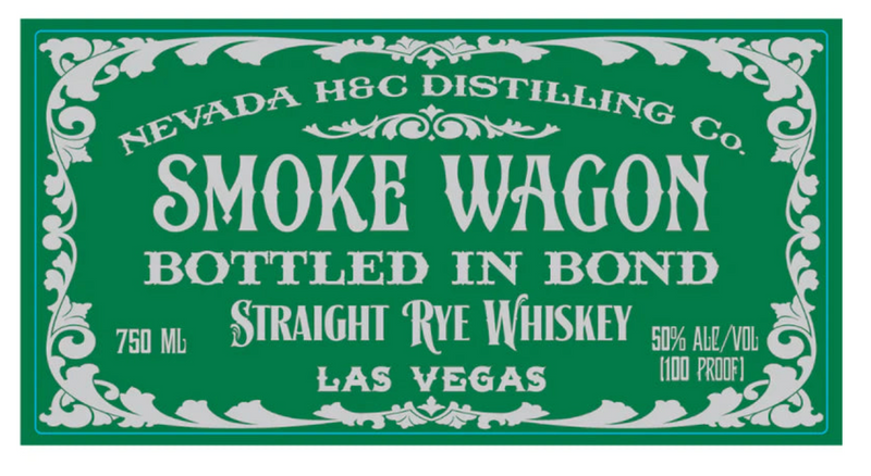 Smoke Wagon Bottled in Bond Rye Whiskey 750ML R