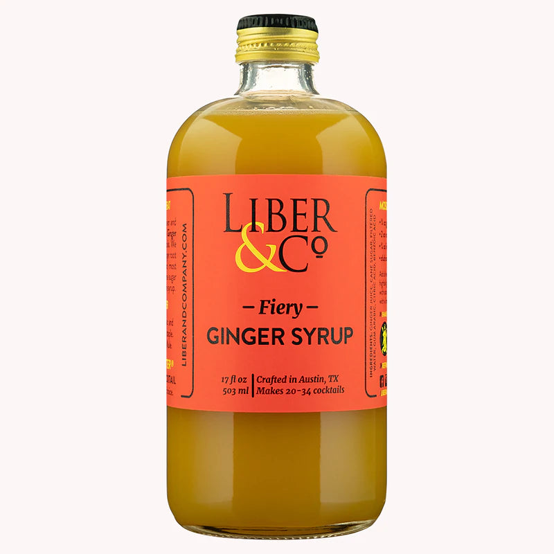 Liber & Co Fiery Ginger Syrup 9.5OZ Lib