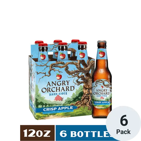 Angry Orchard Crisp Apple Hard Cider 6PK 12OZ C