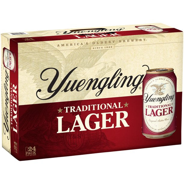 Yuengling Lager Case Cans 12OZ C