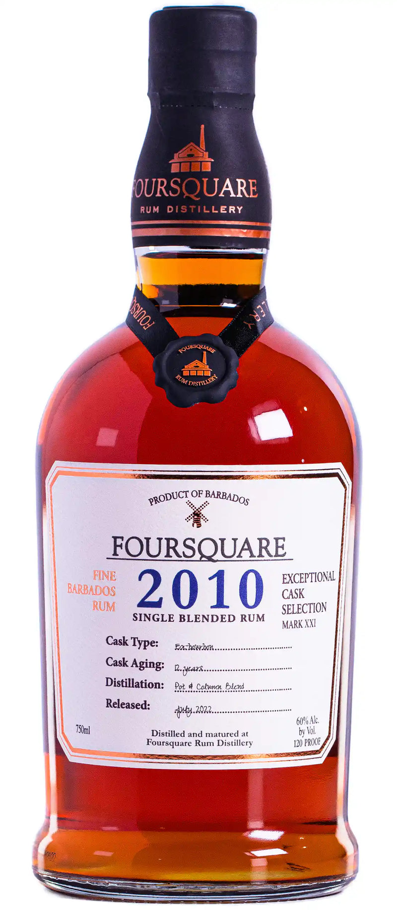 Foursquare 2010 Single Blended Rum 750ML R