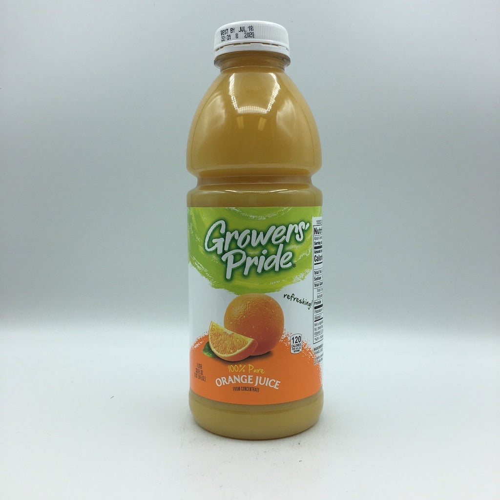 Growers’ Pride Orange Juice 32OZ Elio's Wine Warehouse