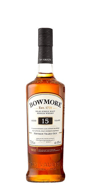 Bowmore Islay Darkest Sherry Cask 15YR Single Malt Scotch 750ML G