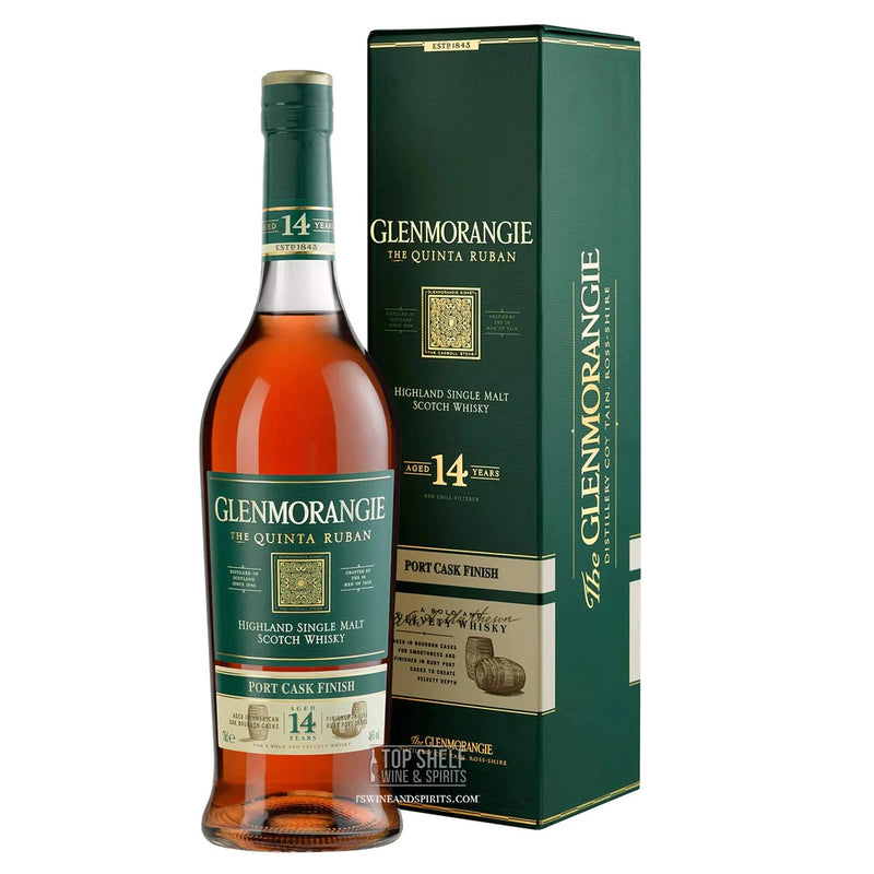 Glenmorangie The Quinta Ruban 14YRS Port Cask Scotch Whisky 750ML G
