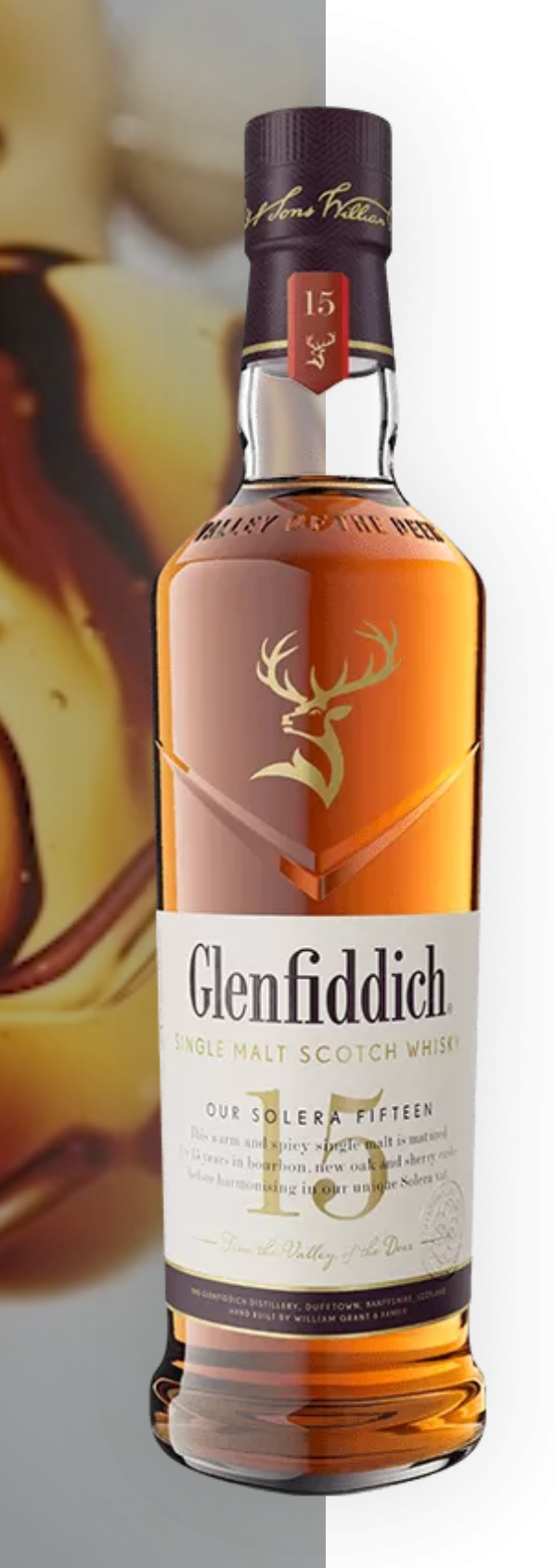 Glenfiddich 15YRS Single Malt Scotch Whisky 750ML R