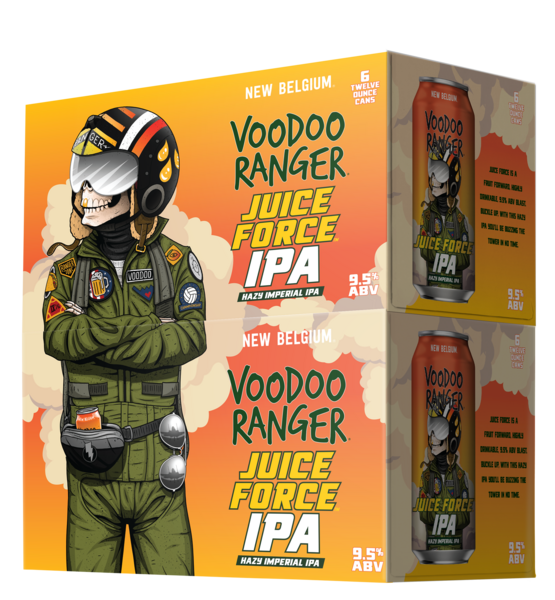 New Belgium VooDoo Ranger Juice Force Hazy IPA 6PK 12OZ C