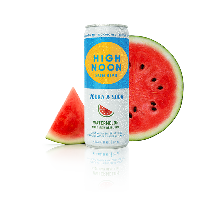 High Noon Watermelon Vodka & Soda 4PK 355ML G