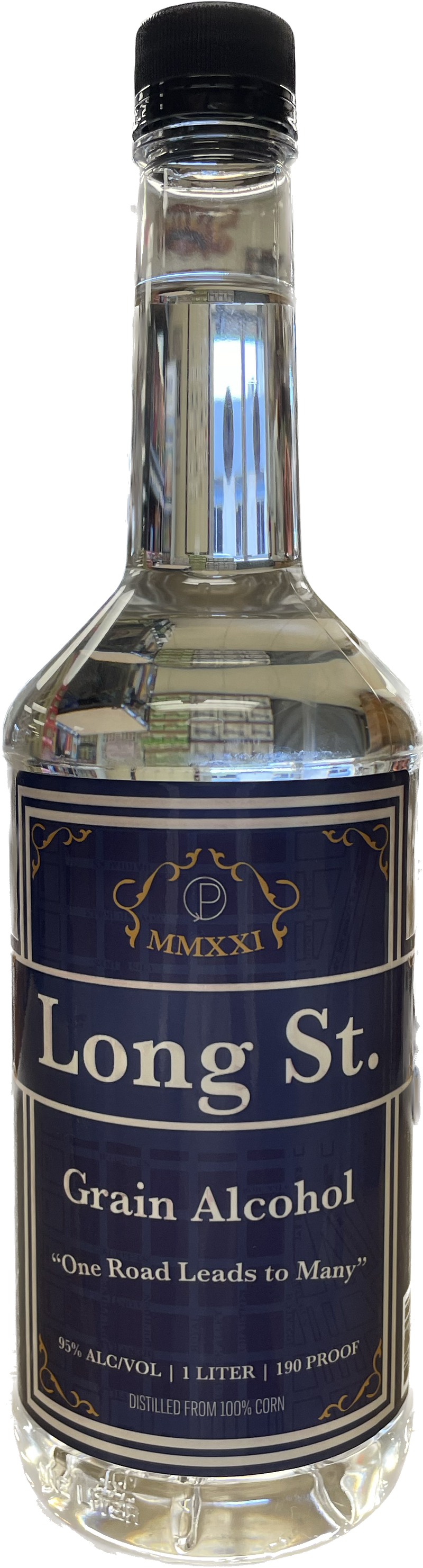 Long St. Grain Alcohol (Plastic) Liter