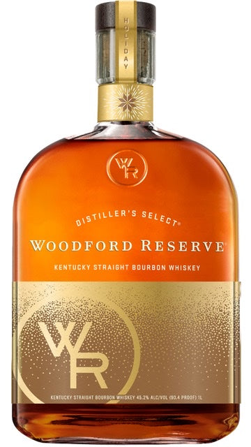 Woodford Reserve Bourbon Holiday Bottle 1L R