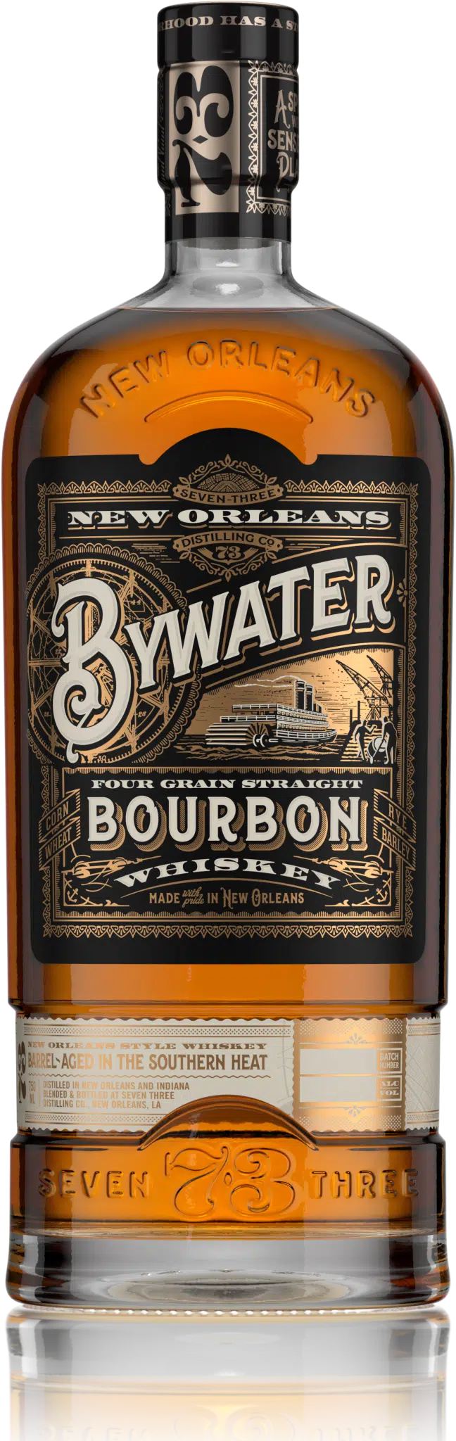 Seven Three Distilling Four Grain Bywater Bourbon 750ML R