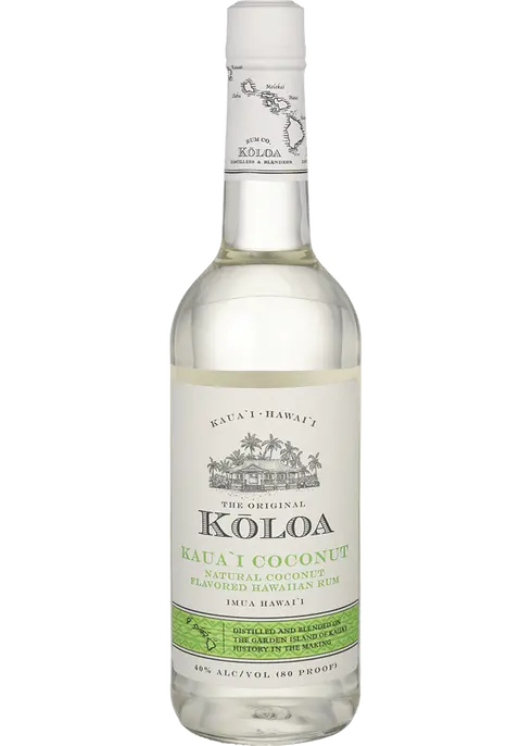 Koloa Hawaiian Kauai Coconut Rum 750ML R