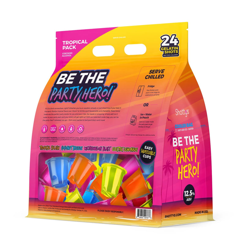 Shottys Gelatin Shots Tropical 24PK RW