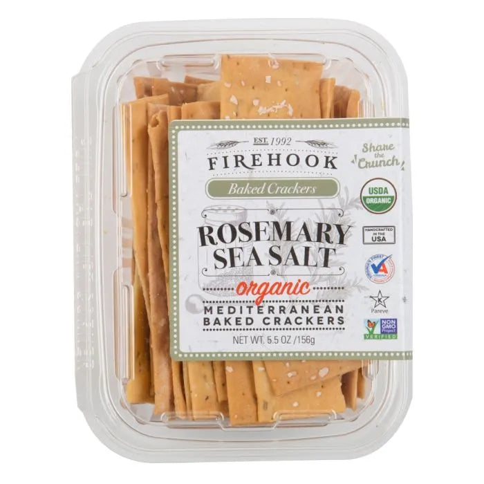 Firehook Rosemary Sea Salt Crackers 5.5OZ