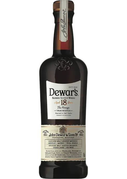 Dewar’s 18YR Blended Scotch Whisky 750ML G