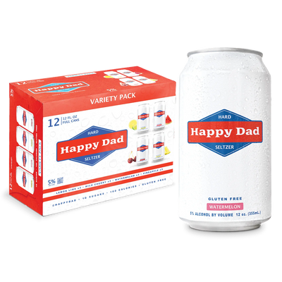 Happy Dad Hard Seltzer Variety 12PK 12OZ