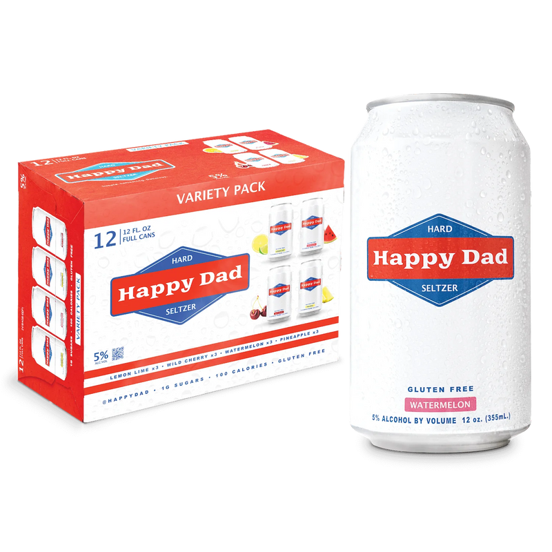 Happy Dad Hard Seltzer Variety 12PK 12OZ