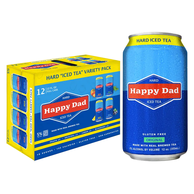 Happy Dad Hard Iced Tea Variety Pack 12PK 12OZ R