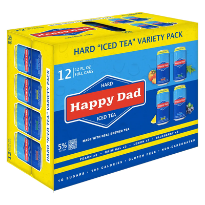 Happy Dad Hard Iced Tea Variety Pack 12PK 12OZ R