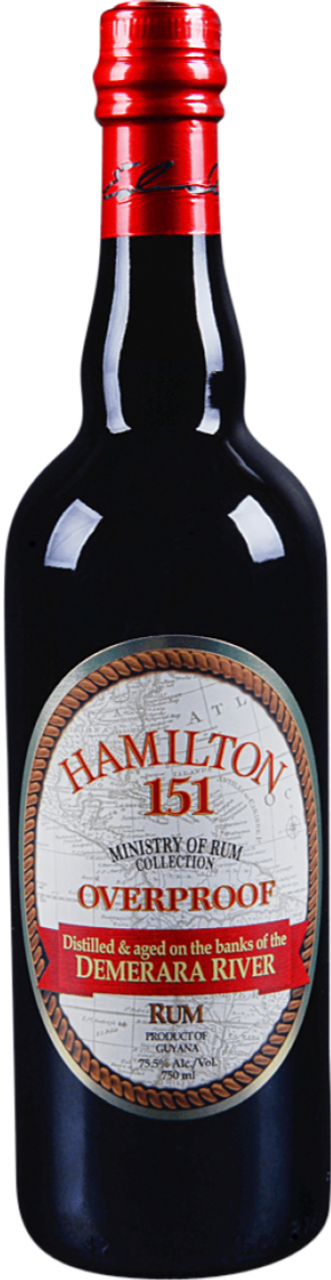 Hamilton 151 Overproof Demerara River Rum Liter U