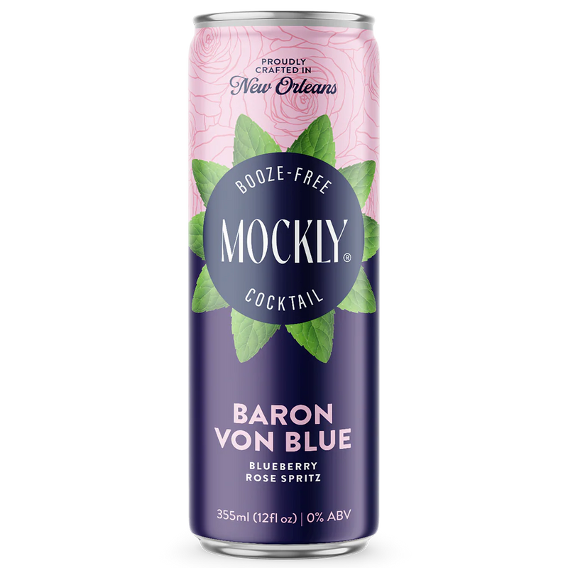 Mockly N/A Booze Free Baron Von Blue Spritz (Pink) 4PK 12OZ C