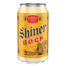 Shiner Bock Can 6PK 12OZ SE