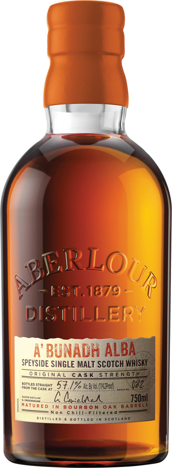 Aberlour A’Bunadh Alba Speyside Cask Strength Single Malt Scotch 750ML R