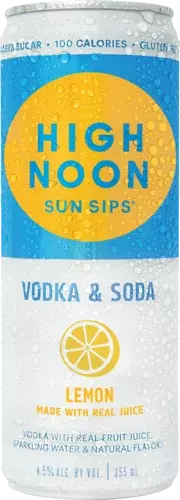 High Noon Lemon Seltzer 4PK 355ML G