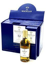 Mini Macallan 12YRS Double Cask Highland Single Malt Scotch Whisky 50ML R