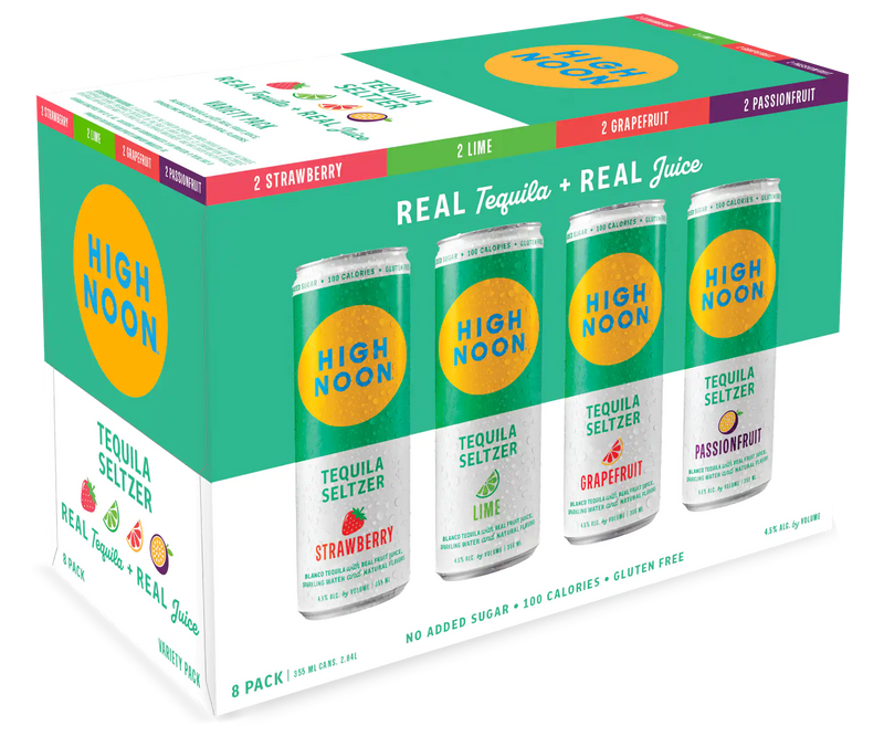High Noon TEQUILA 8PK 12OZ G