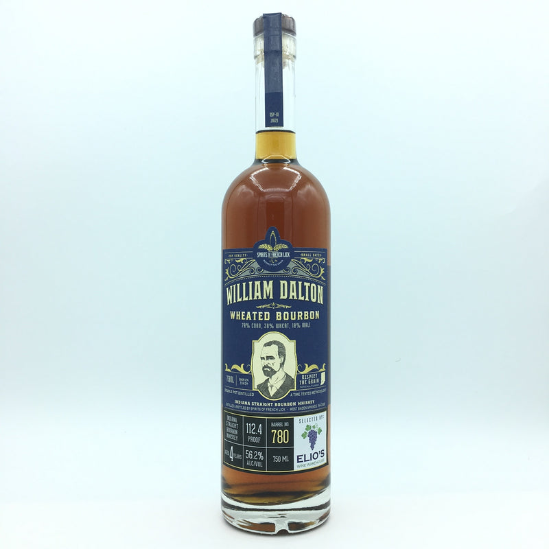 Spirit of French Lick William Dalton Wheated Bourbon Elio’s Single Barrel 750ml WU