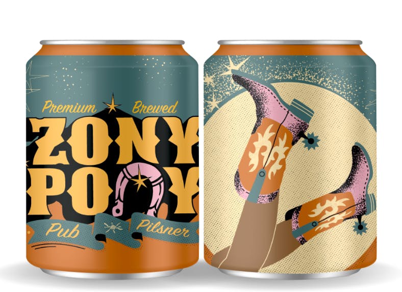 Zony Pony Pub Pilsner 4PK 8OZ