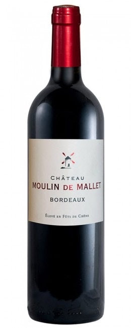 Chateau Moulin de Mallet Bordeaux 750ML Merlot/ Cab/Cab Franc FL