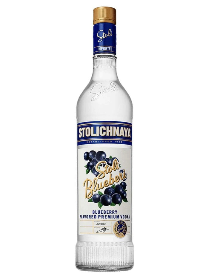 Stolichnaya Vodka Blueberi Liter R