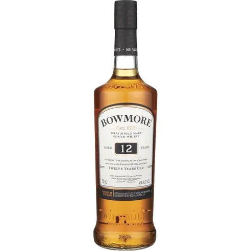 Bowmore 12YR Islay Single Malt Scotch 750ML