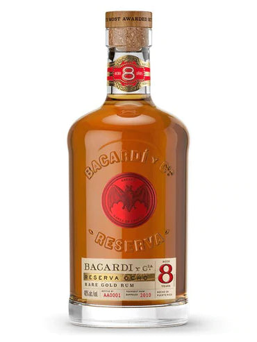 Bacardi Reserva Ocho 8YRS Gold Rum 750ML
