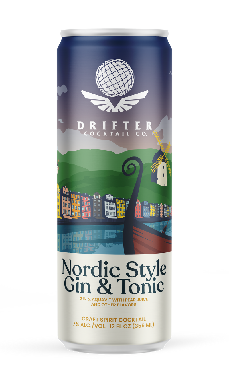 Drifter Nordic Style Gin & Tonic  12OZ WU