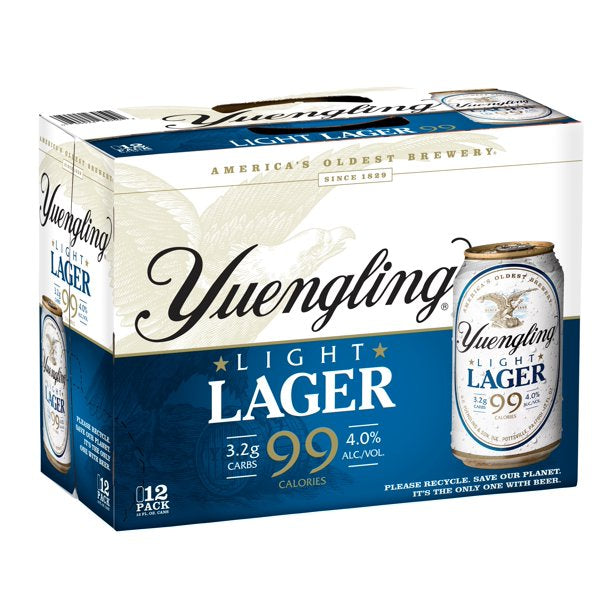 Yuengling Light Lager Cans 12PK 12OZ C