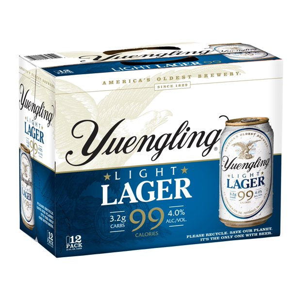 Yuengling Light Lager Cans 12PK 12OZ