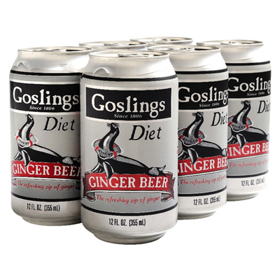 DIET Ginger Beer Gosling's  6PK 12OZ G