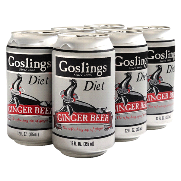 Gosling’s DIET Ginger Beer 6PK 12OZ