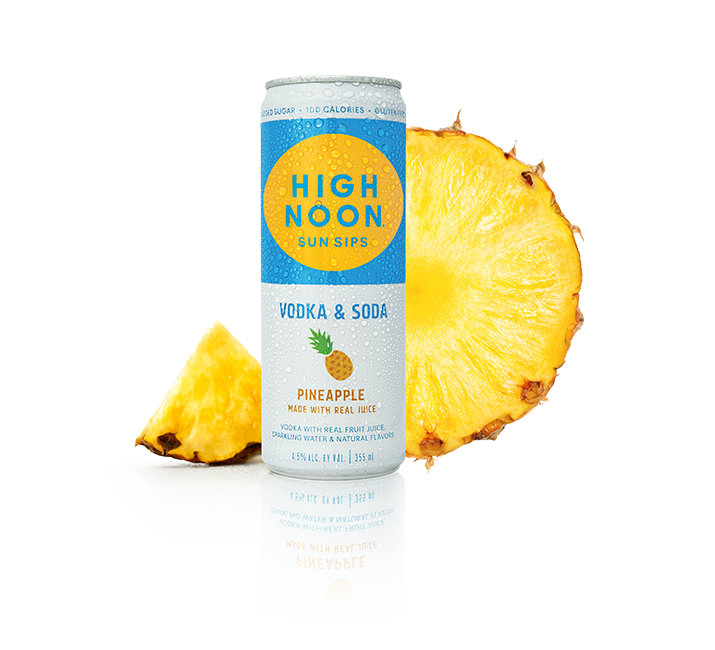 High Noon Pineapple Vodka & Soda 4PK 355ML G