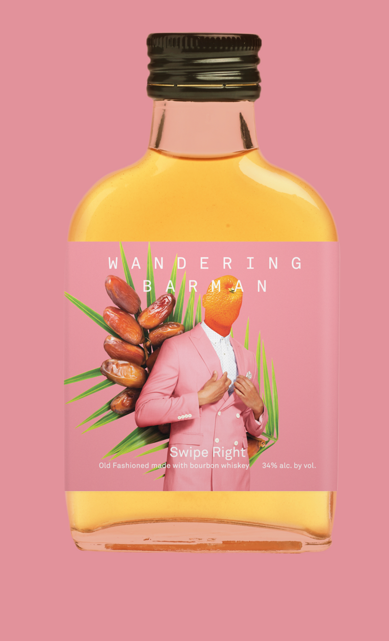 Wandering Barman Swipe Right Bourbon Old Fashioned 100ML